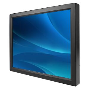 China 420cd/m2 LCD Panel 15 Touch Screen Monitor With VGA DVI Video Input on sale