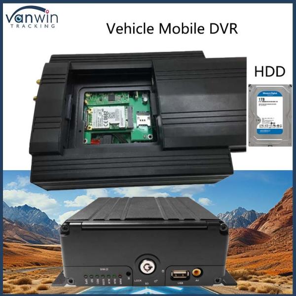 Buy 4 Channel 8 Channel HDD Card Mobile DVR GPS Fleet Management System at wholesale prices