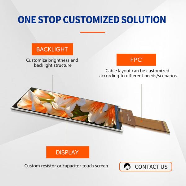 4.5-inch LCD Display Screen RGB Interface 480 * 854 TN/IPS LCD Display Module