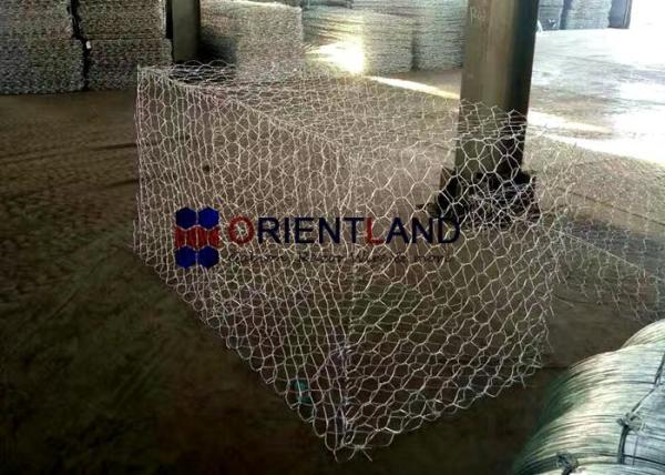 Buy River Bank Construct Wire Stone Baskets , Commercial Gabion Wire Mesh Panels at wholesale prices