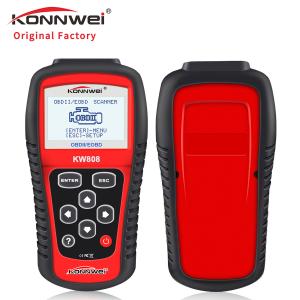 Quality Easy Use Can Obd Ii Car Scanner Tool Kw808 Code Reader Display DTC Definitions On Unit Screen for sale