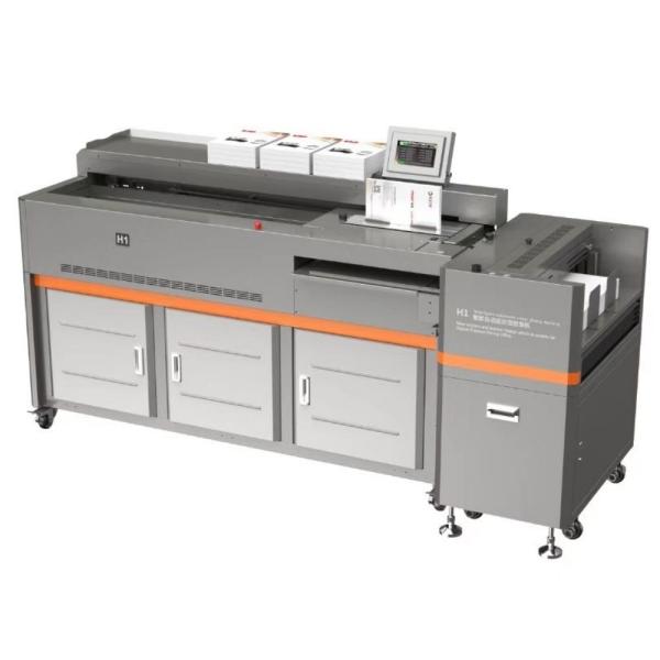 Buy H1 A1 Intelligent Double Running Book Cover Glue Binding Machine For Indentation at wholesale prices