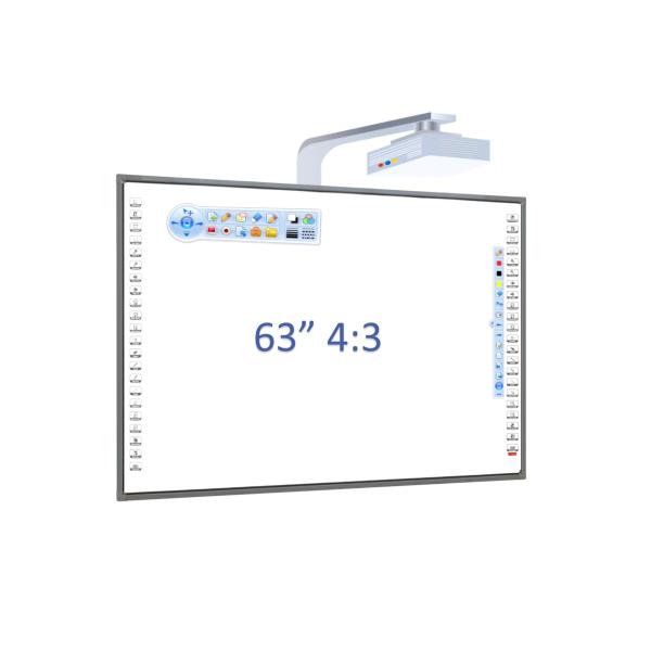 63 Inch Interactive Whiteboard Infrared Touch Smart Board For training / teaching