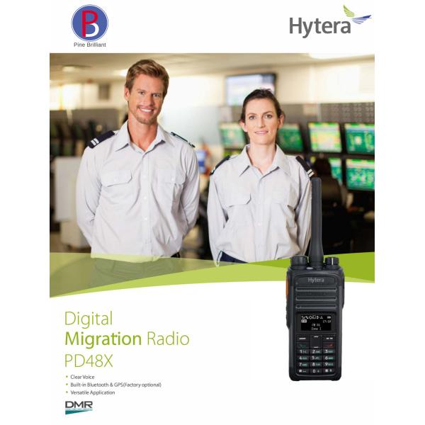 Hytera PD488 Professional Business Walkie Talkie DMR Portable Two-way Radio Long Range GPS