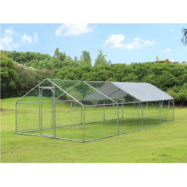 6Lx3Wx2H m Chicken Run Coop/ Animal Run/Chicken House/Pet House/Outdoor Exercise Cage Coop for Hen Poultry Dog Rabbit