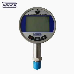 Quality 400bar 300bar Psi MPa LCD Digital Manometer Pressure Gauge Bottom Mount for sale