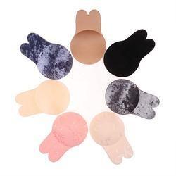 Quality                  Women Pasties Reusable Adhesive Silicone Nipple Covers Set Invisible Breast Pads Gel Bra Pad Rabbit Shape              for sale