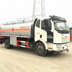 China FAW 4x2 Wheel 15000 Liters Mobile Fuel Dispenser Truck 8450x2500x3200mm on sale