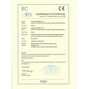 Colable Electronics Co., Ltd. Certifications