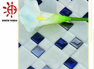 Quality HTY - TC 300 300*300 Linear Wall Mosaic/Crystal Mosaic/Glass Mosaic/Stone Mosaic Tile for sale