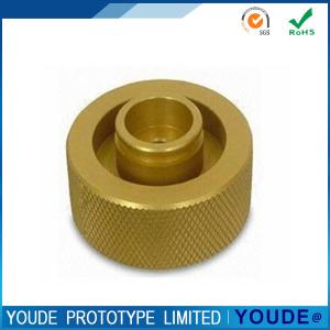 China 0.05mm Accuracy CNC Turning Service Rapid Prototyping Brass Part With Knurling on sale