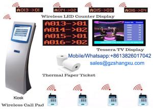 Quality Multiple service queues and waiting areas LCD Counter Display Smart Queue Management System for sale