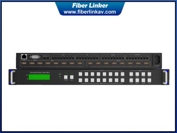 Buy 4K60Hz 8X8 Seamless UHD HDMI Matrix Switcher with Video Wall Function at wholesale prices