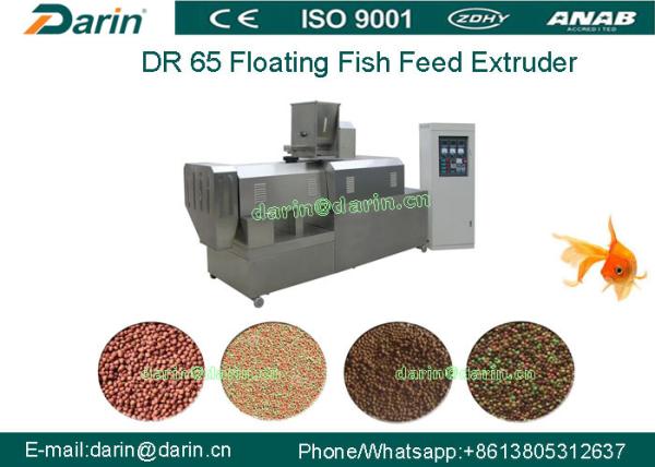 Buy Large Capacity Floating Fish Feed Extruder Machine with Double Screw at wholesale prices