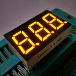 Super Bright Amber 7 Segment 3 Digit 9.2mm LED Display Common Cathode for Panel