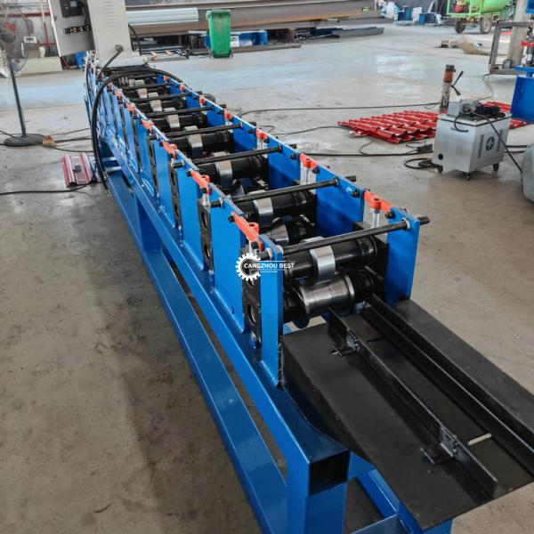 Hydraulic Automatically L / U Shaped Roll Forming Machine PLC Control