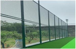 Quality Customized plastic coated chain link fence for enclosure chicken breeding, fish pond enclosing, orchard isolation for sale