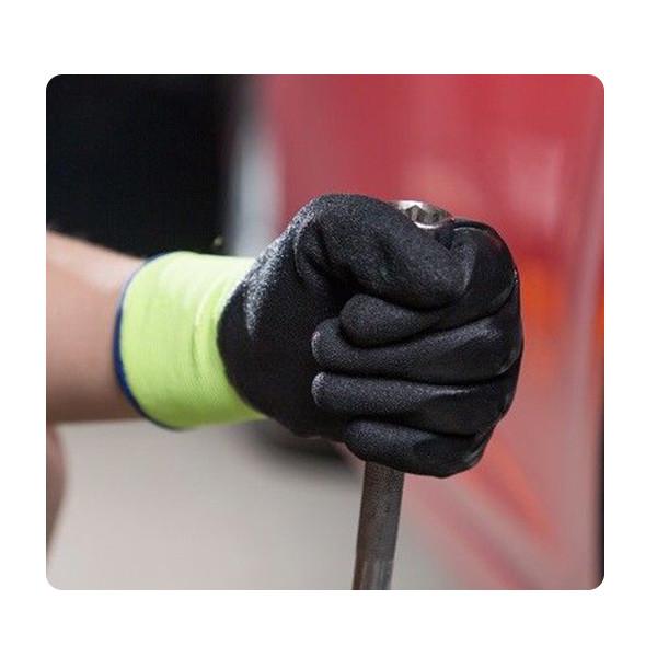Buy Automotive Industry Mens Terry Brushed Winter Hand Safety Gloves at wholesale prices