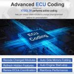 XTOOL D9 Automotive Scan Tool Topology Map Bi-Directional Control ECU Coding