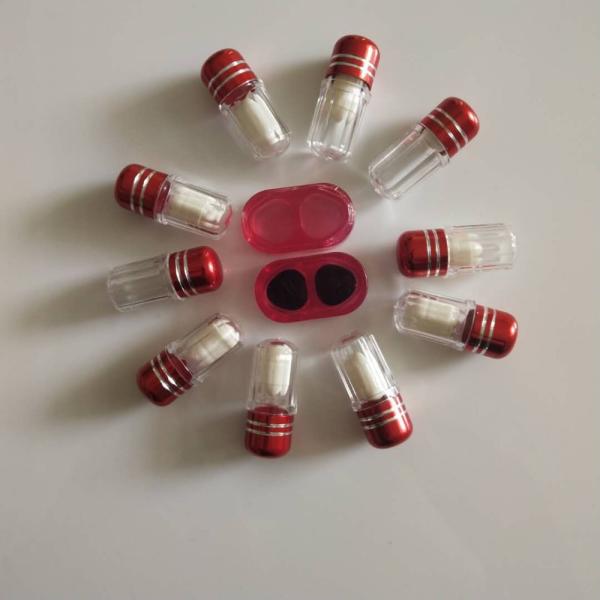 Golden 5g Empty Plastic Pill Capsules ISO9001 Blister Cover