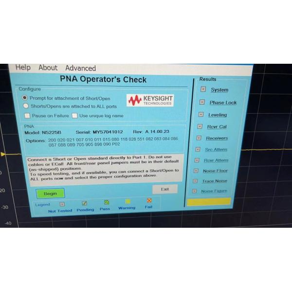 Agilent Keysight N5225B PNA Network Analyzer VNA Vector Network Analyser 50 GHz 134dB Dynamic Range