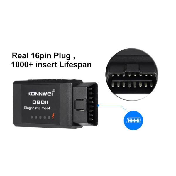Mini Car diagnostic ELM327 wirelessScanner Bluetooth Auto 12V OBD2 EOBD protocol