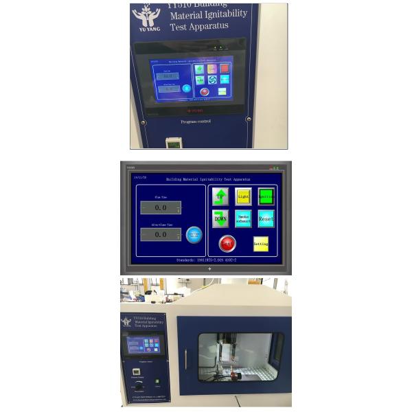 EN ISO 11925-2 Standard Compliant Flammability Testing Equipment For Building Structure Classification