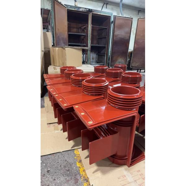 36kv 660mm Epoxy Resin V. T. Spout Bushing Insulator with Shiled Net for Fix Copper Busbar in Switchgear