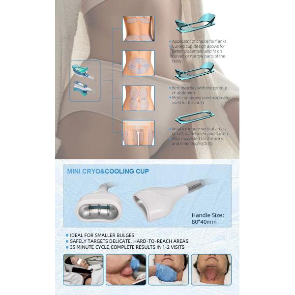 360 Cryo 40K Cavitation Body Sculpting With Double Chin Handle For Cellulite Removal