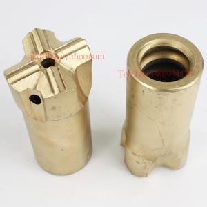 Rock Drilling Tools Threaded Cross Rock Drill Bit For Drifting And Tunneling Drilling