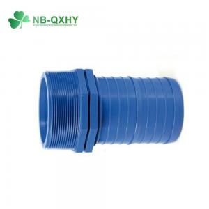 Quality 2-6 Inch Blue Layflat Hose Fittings Plastic End Plug PP End Cap PVC Coupling for Hose for sale