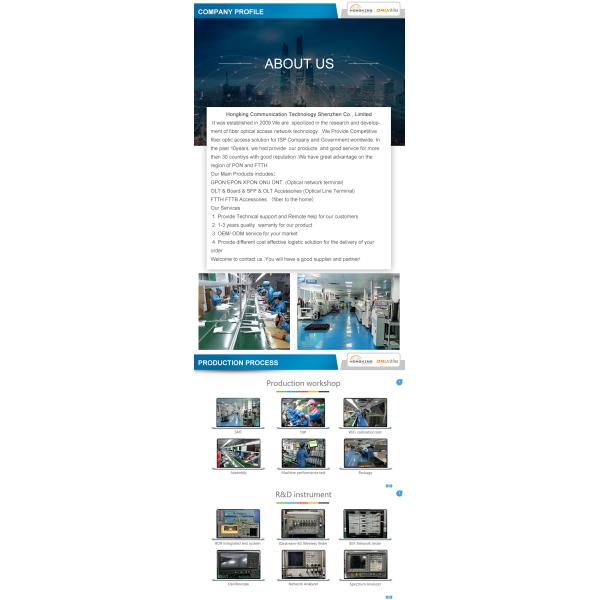 FTTH / FTTB/ FTTO OEM AC WIFI GPON ONU ONT HK620D 1GE 3FE 1TEL 2.4G / 5G