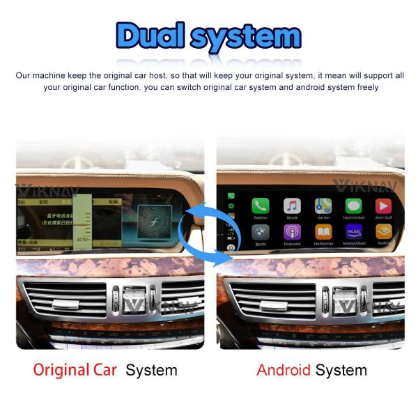 10.25inch Android 11 Mercedes Benz Radio For S Class W221 W216 CL