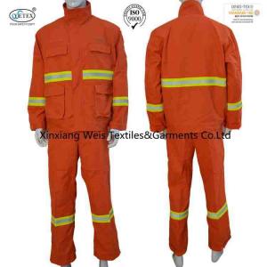 China Nomex 3A Inherent FR Clothing Self Extinguished Uniform Wild Forest Application on sale
