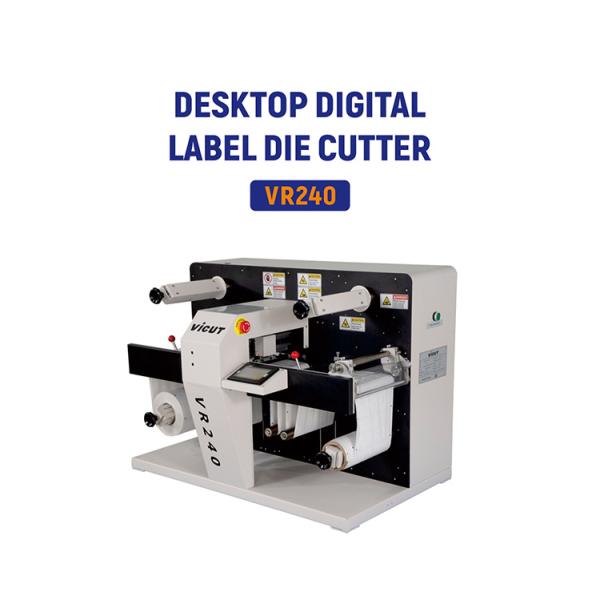 VR240 High Speed Label Cutting Machine with Cold Lamination and Auto Digital Roll Die Cut