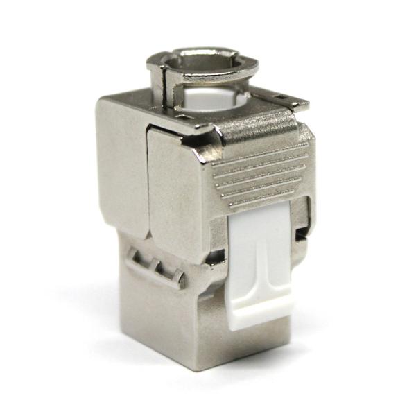 Buy Shielded FTP Keystone Jack Cat6 Cat6a 8P8C Socket RJ45 Toolless at wholesale prices