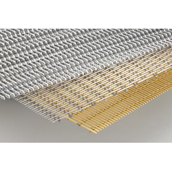 1.0mm Sheets 6m Decorative Wire Mesh Screen Steel Plain Weave