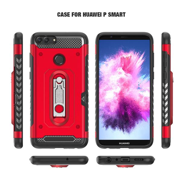 3 In 1 Belt Clip Holster Case For Huawei P /Smartphone Holster With Metal Kickstand Holder