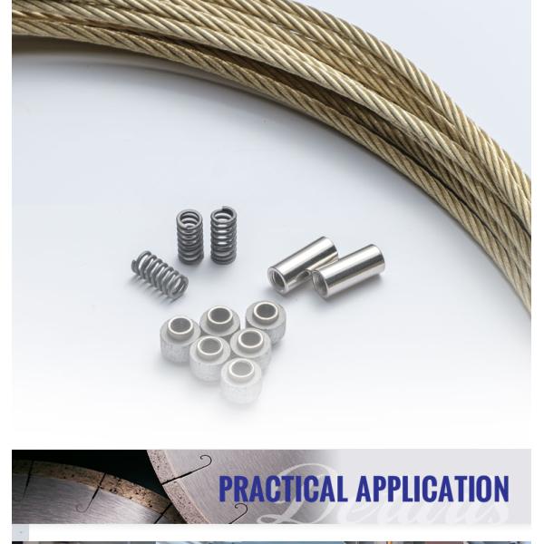 7.3 8.3mm Diamond Wire Saw for Granite Marble Block Squaring and Profiling Guaranteed