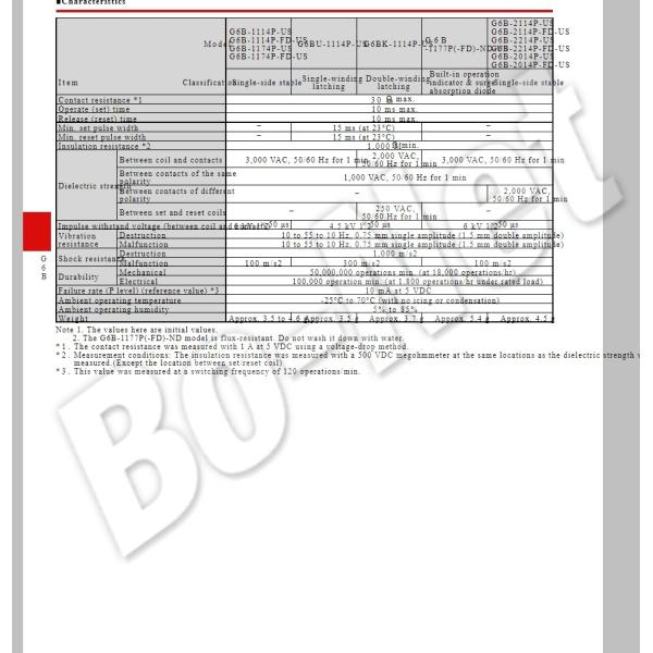 G6B-4BND Omron orignal new electromagnetic relay G6B-4BND