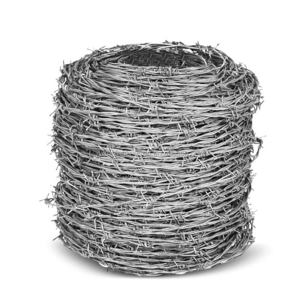 Safety Fence Galvanized Razor Barbed Wire 1.6-3.2mm Wire Diameter 7.5cm-15cm Barb Distance