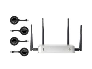 300Mbps Meeting Room Wireless Presentation System 4 Transmitter With 1 Receiver Box