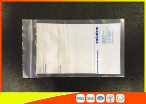 Quality Custom Printed Transparent Plastic Zipper Bags Use For Industry , Eco - Friendly for sale