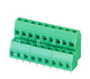 China pcb terminal blocks, terminal block screw type, 128A-3.5 3.81 panel mount screw terminal block pcb board pcb blocks on sale