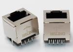 THT / DIP Mounting Vertical RJ45 Jack , RJ45 Ethernet Adapter Tab Up Latch