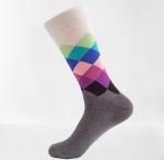 Fashion Happy Socks Men , Assorted Colorful Premium Cotton Sock For Women