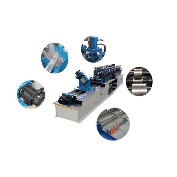 PLC Control Drywall Stud Roll Forming Machine CD UD Shape 4500*800*800mm