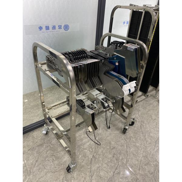 Storage Cart SMT Feeder Trolley Aluminum Alloy SS Matieral For Yamaha YV Machine