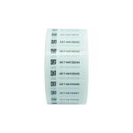 Custom QR Code PVC Permanent Adhesive Seal Label Stickers With Logo And Shape