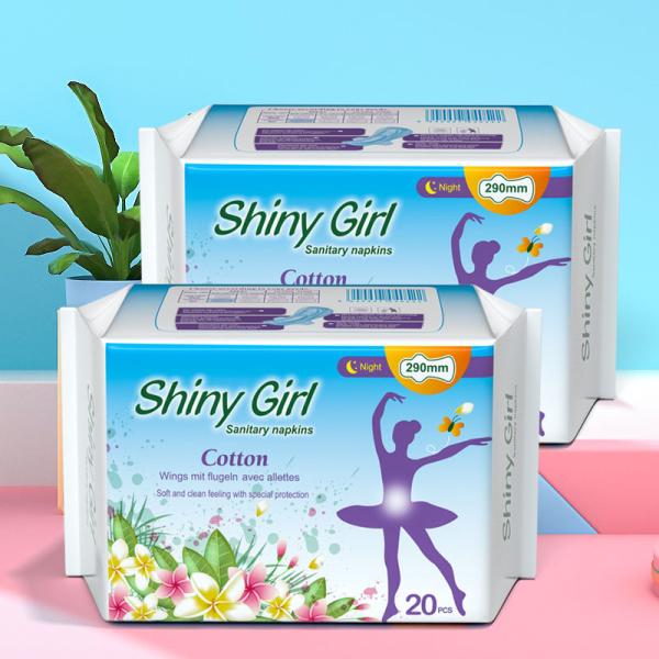 Ultra Thin Cotton Disposable Menstrual Pads Breathable Winged Sanitary Pad